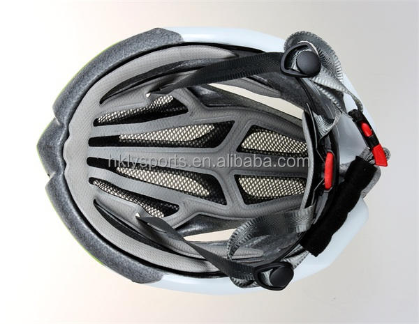 Casque de vélo sécurité personnalisé PC casque de cyclisme moulé vert casque de vélo adulte