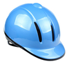 Casque équestre élégant avec coque enduite de cuir, casque d'équitation de protection