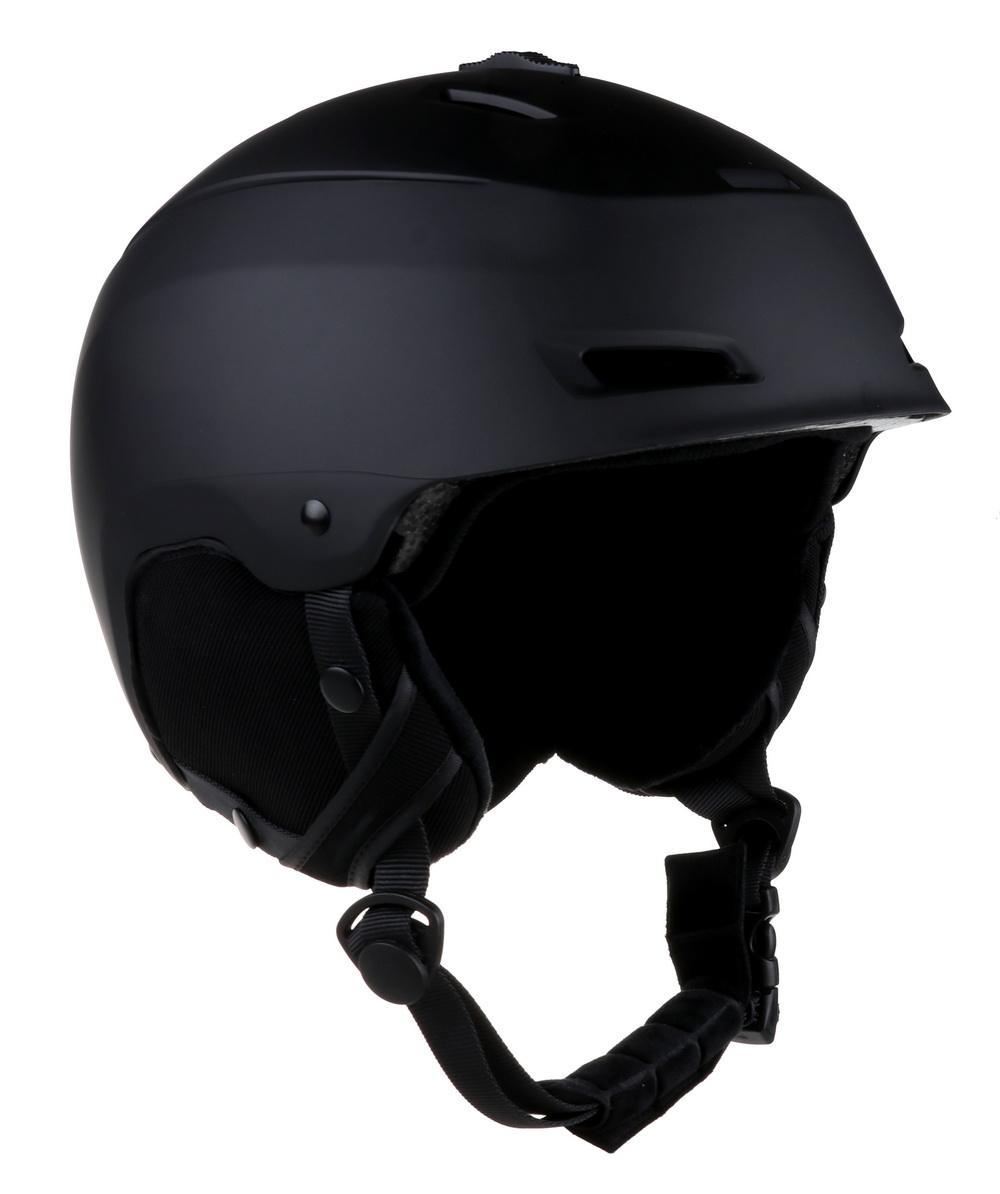 Casque de protection de casque de snowboard de ski personnalisé coloré pour adulte noir