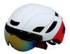 Casque de vélo avec lunettes magnétiques amovibles, visière de vélo de montagne, casque de cyclisme pour adultes, pour hommes, femmes et jeunes