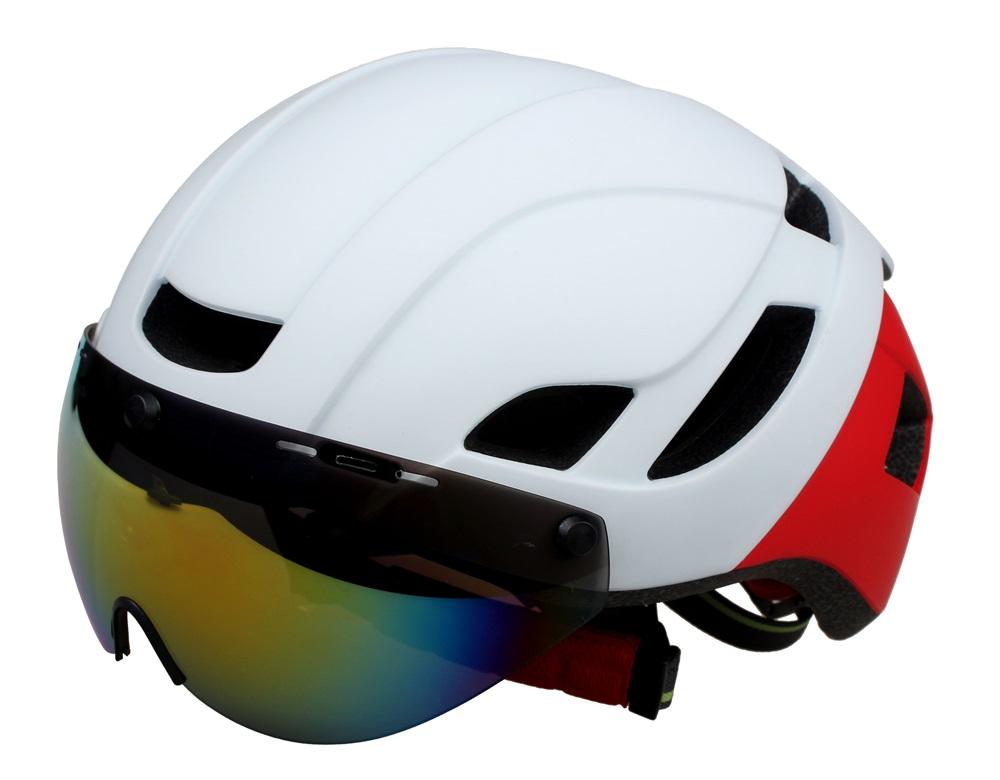 Casque de vélo avec lunettes magnétiques amovibles, visière de vélo de montagne, casque de cyclisme pour adultes, pour hommes, femmes et jeunes