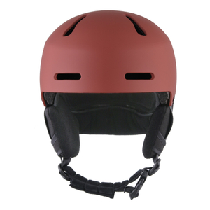 Casques de sports de neige de snowboard pour adolescents et adultes et casque de ski de plein air rouge