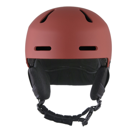Casques de sports de neige de snowboard pour adolescents et adultes et casque de ski de plein air rouge