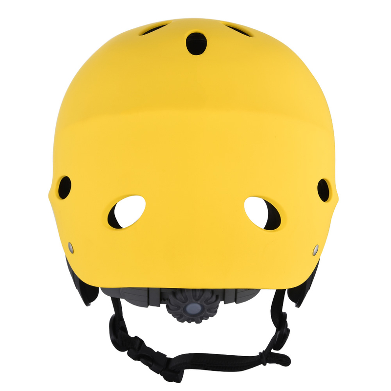 Casque de sports nautiques de rafting jaune à coque ABS populaire avec ce