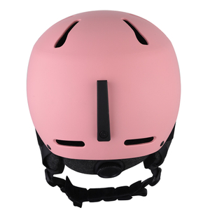 Casques de sports de neige de snowboard pour adolescents et adultes et casque de ski de plein air rose