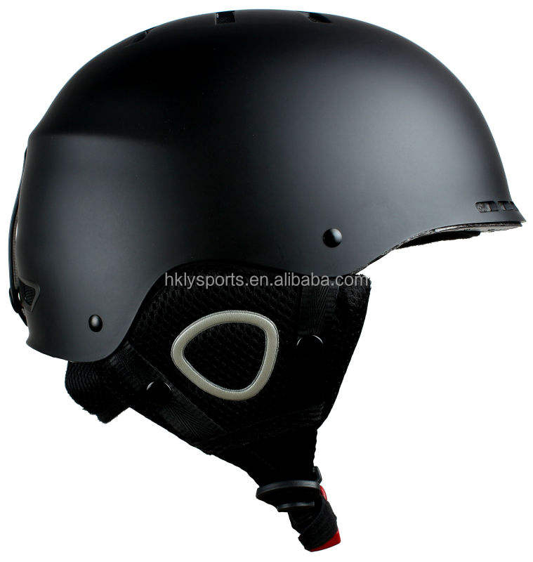 Casque de ski personnalisé en matériau ABS avec visière, casque de neige