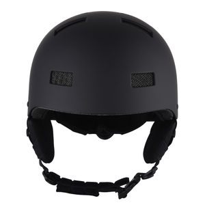 Casque de ski de neige amovible pour ski d'hiver en plein air professionnel avec sécurité certifiée CE ASTM pour hommes, femmes et jeunes casques de ski noirs