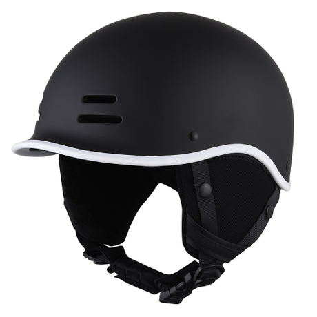 Casque de ski adulte certifié en gros CE Skiboard Safety Electric Scooter Ski Board Casque pour adulte noir