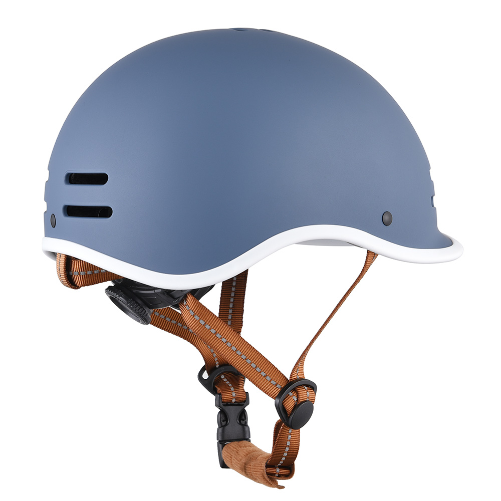 Casque de patinage pour adultes certifié CE, vente en gros, sécurité pour Skateboard, Scooter électrique, casque de planche à roulettes pour adultes bleu