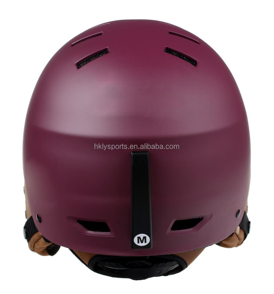 Casque de protection de patinage sur glace de sports de neige de casque de ski d'ABS avec CE ASTM approuvé