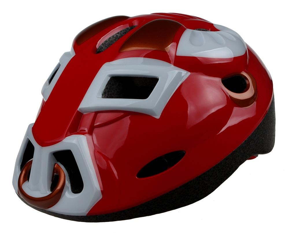 Casque de vélo pour enfants, fournisseur chinois, PC moulé, joli casque de vélo avec lumière LED