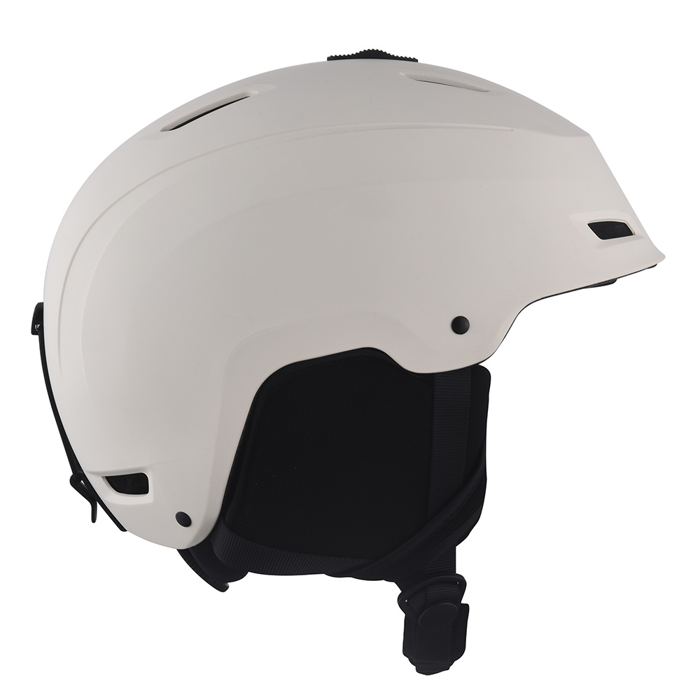 Casque de protection de casque de snowboard de ski personnalisé coloré pour adulte blanc