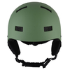 Casque de ski de neige amovible pour ski d'hiver en plein air professionnel avec sécurité certifiée CE ASTM pour hommes, femmes et jeunes casques de ski verts