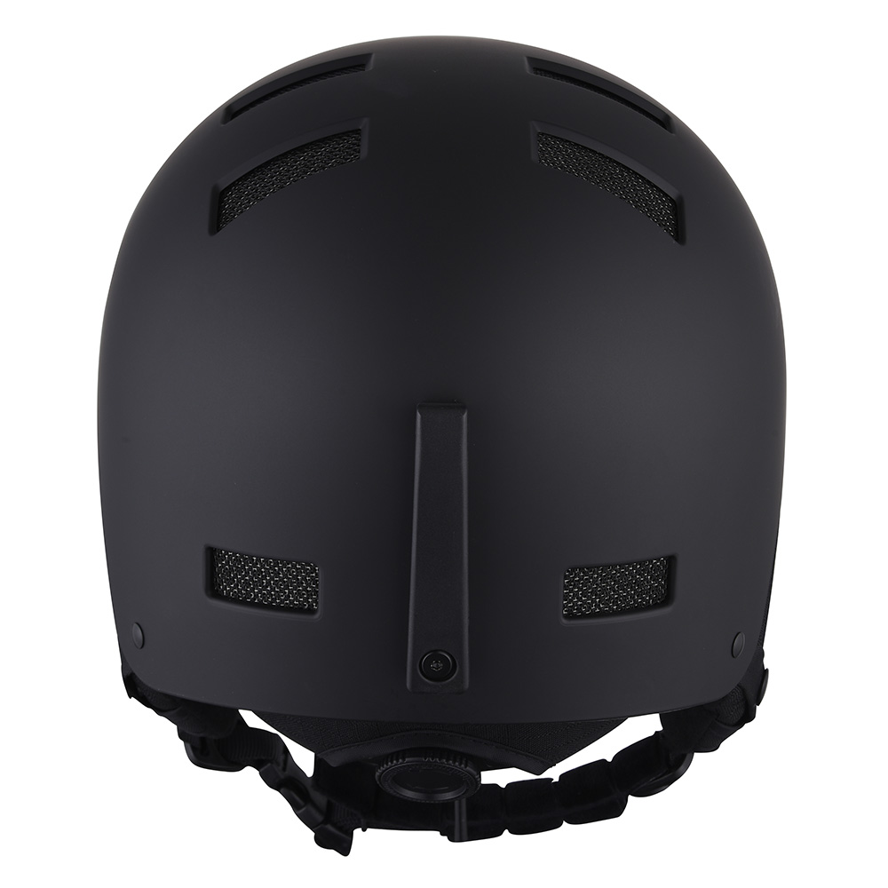 Casque de ski de neige amovible pour ski d'hiver en plein air professionnel avec sécurité certifiée CE ASTM pour hommes, femmes et jeunes casques de ski noirs