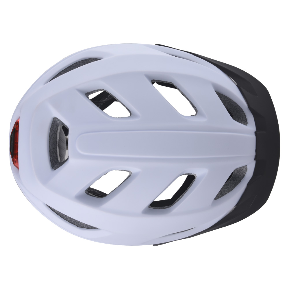 Nouveau casque de vélo lumière LED PC In-moule casque de cyclisme, Sport sûr montagne route équitation casque de vélo pour adulte