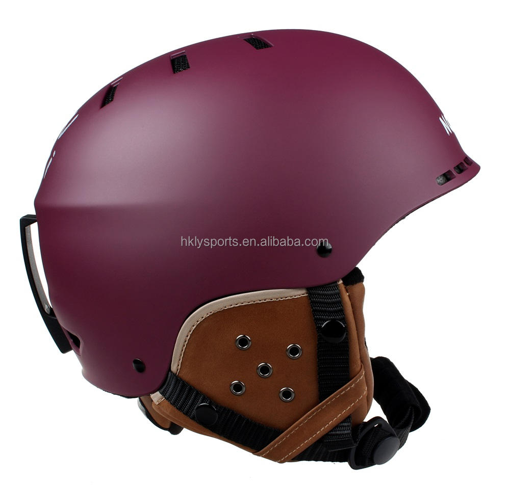 Casque de protection de patinage sur glace de sports de neige de casque de ski d'ABS avec CE ASTM approuvé