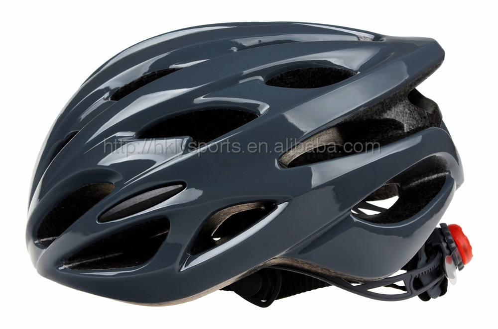 Casque de vélo en gros de mode casque de vélo adulte avec lumière de vélo LED