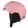 Casque de protection de casque de snowboard de ski personnalisé coloré pour adulte rose
