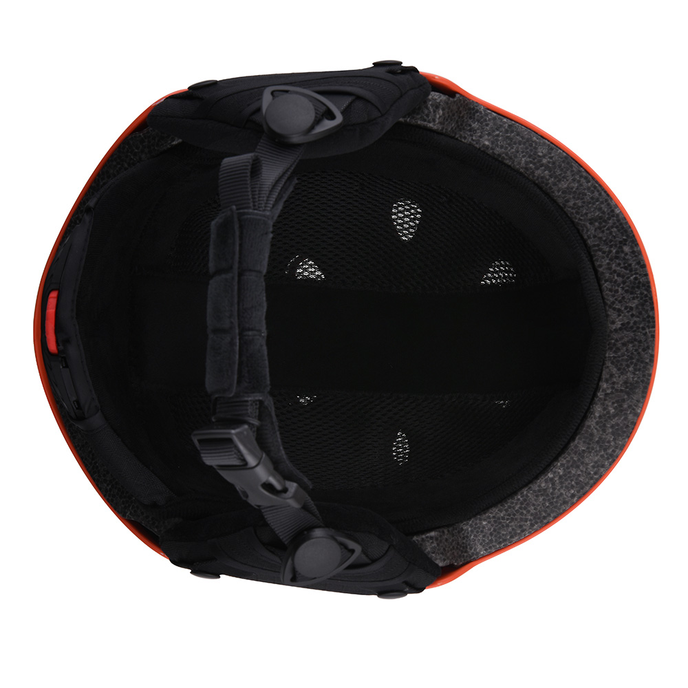 Casque de Ski de neige de coquille d'abs de Certification de la CE casque noir de Ski