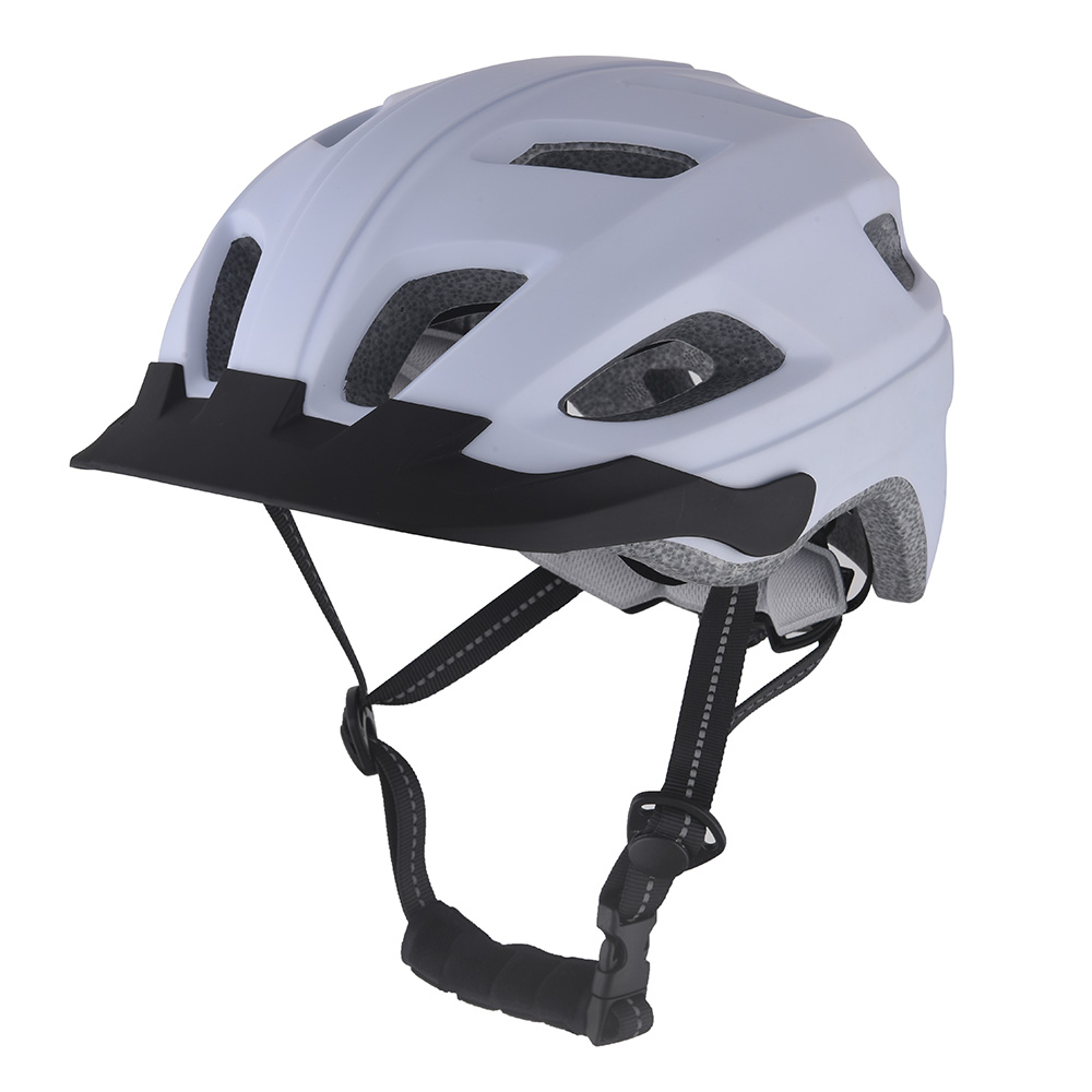 Nouveau casque de vélo lumière LED PC In-moule casque de cyclisme, Sport sûr montagne route équitation casque de vélo pour adulte