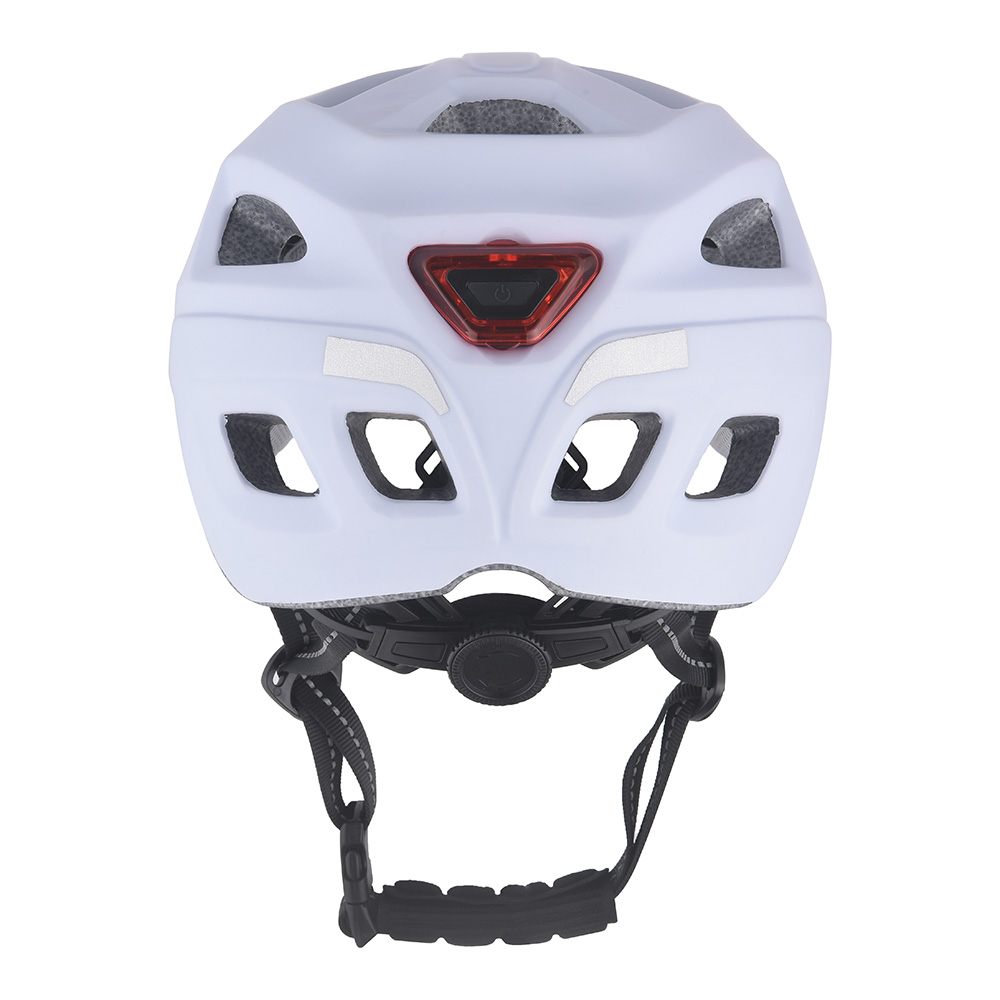 Nouveau casque de vélo lumière LED PC In-moule casque de cyclisme, Sport sûr montagne route équitation casque de vélo pour adulte