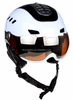 Sports de neige d'hiver Patinage de ski Casque de ski moulé pour adulte avec verre