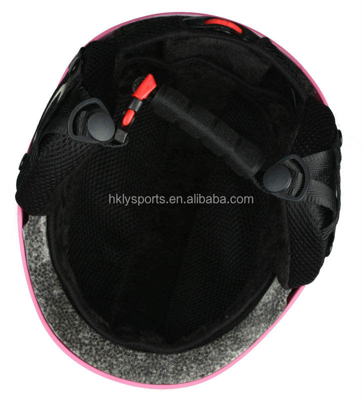 Casque de ski personnalisé en matériau ABS avec visière, casque de neige