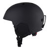 Casque de Ski de neige de coquille d'abs de Certification de la CE casque noir de Ski