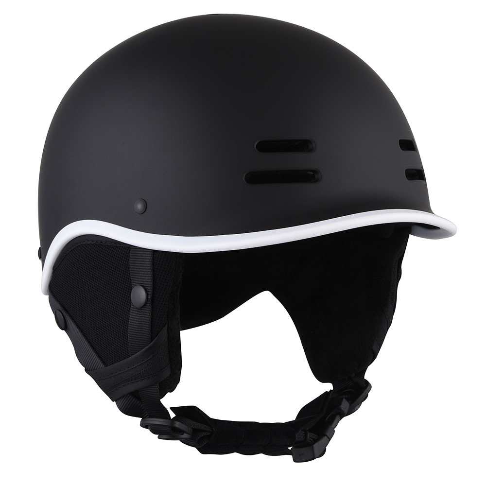 Casque de ski adulte certifié en gros CE Skiboard Safety Electric Scooter Ski Board Casque pour adulte noir