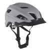 Nouveau casque de vélo lumière LED PC In-moule casque de cyclisme, Sport sûr montagne route équitation casque de vélo pour adulte gris