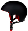 Conception de casque de skate noir classique avec casque de skateboard doublure anti-transpiration