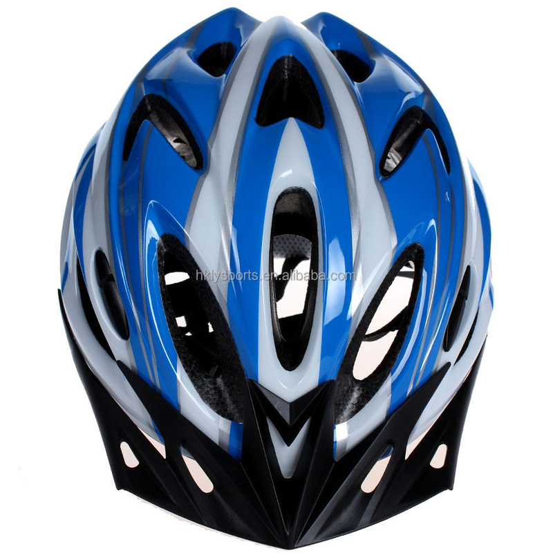 Casque de cyclisme moulé, classique, noir, sécurité, pour adulte, avec visière