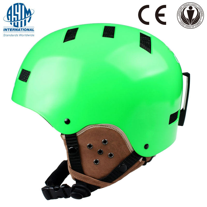 2017 nouveau Design offre spéciale casque de Ski de Protection d'oreille en cuir, casque de Snowboard populaire, casque en cuir