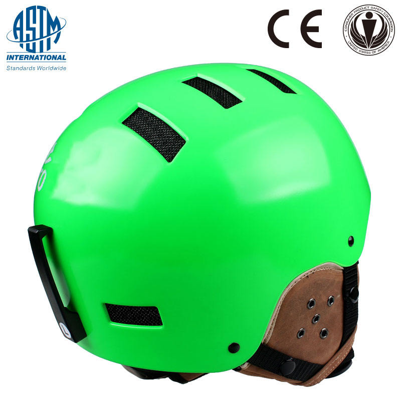 2017 nouveau Design offre spéciale casque de Ski de Protection d'oreille en cuir, casque de Snowboard populaire, casque en cuir