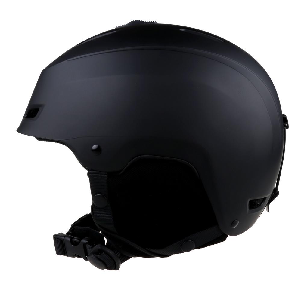 Casque de protection de casque de snowboard de ski personnalisé coloré pour adulte noir