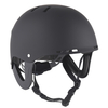 Casques de ski certifiés noir mat pour sports nautiques, kayak, rafting