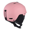 Casque de protection de casque de snowboard de ski personnalisé coloré pour adulte rose
