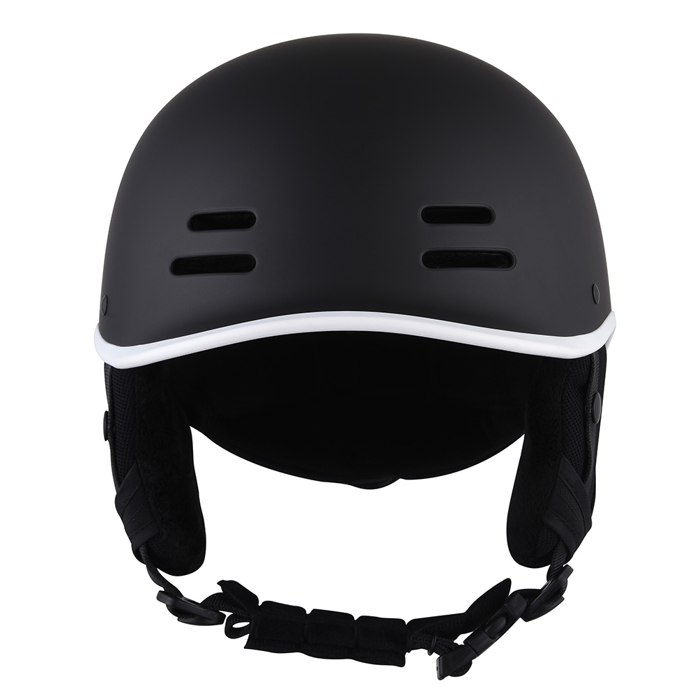 Casque de ski adulte certifié en gros CE Skiboard Safety Electric Scooter Ski Board Casque pour adulte noir