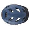 Nouveau casque de vélo lumière LED PC In-moule casque de cyclisme, Sport sûr montagne route équitation casque de vélo pour adulte bleu