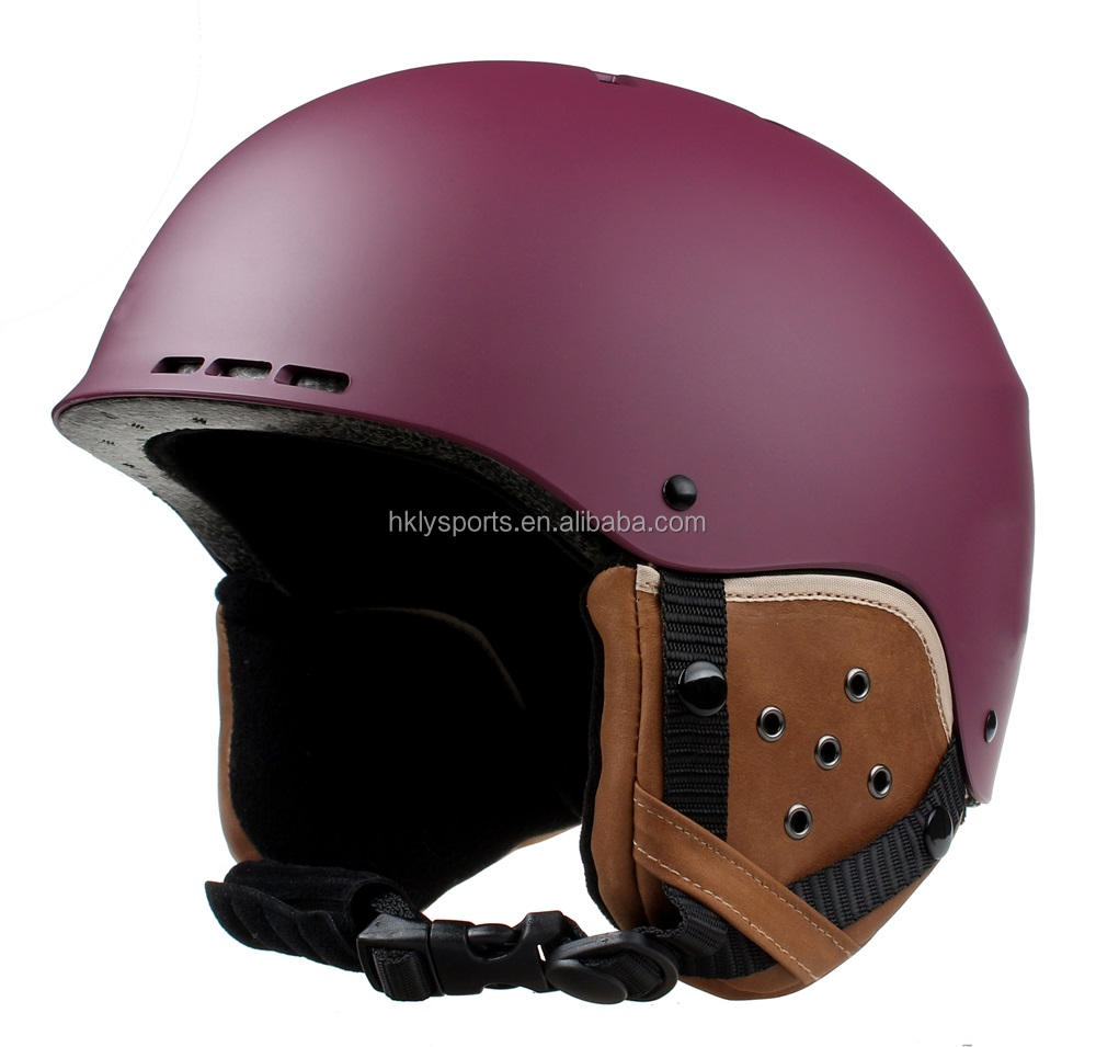 Casque de protection de patinage sur glace de sports de neige de casque de ski d'ABS avec CE ASTM approuvé