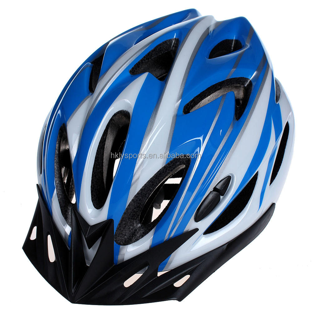 Casque de cyclisme moulé, classique, noir, sécurité, pour adulte, avec visière