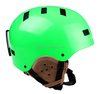 Casque de ski en cuir Casque de snowboard ABS Casque OEM