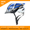Casque de vélo classique bleu blanc, casque de cyclisme léger