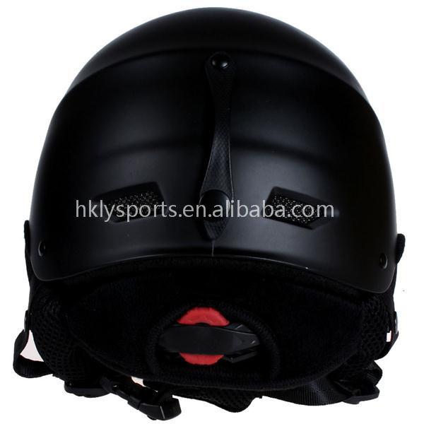 Casque de ski personnalisé en matériau ABS avec visière, casque de neige