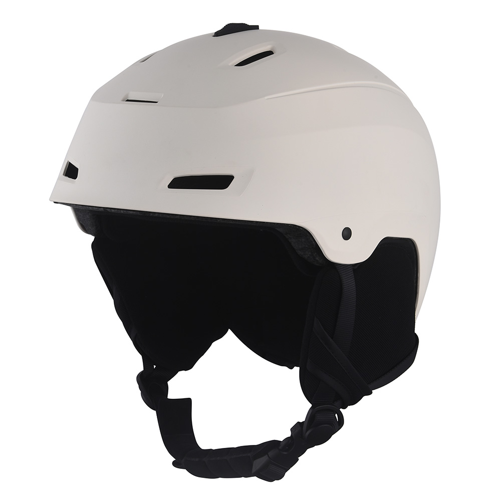 Casque de protection de casque de snowboard de ski personnalisé coloré pour adulte blanc