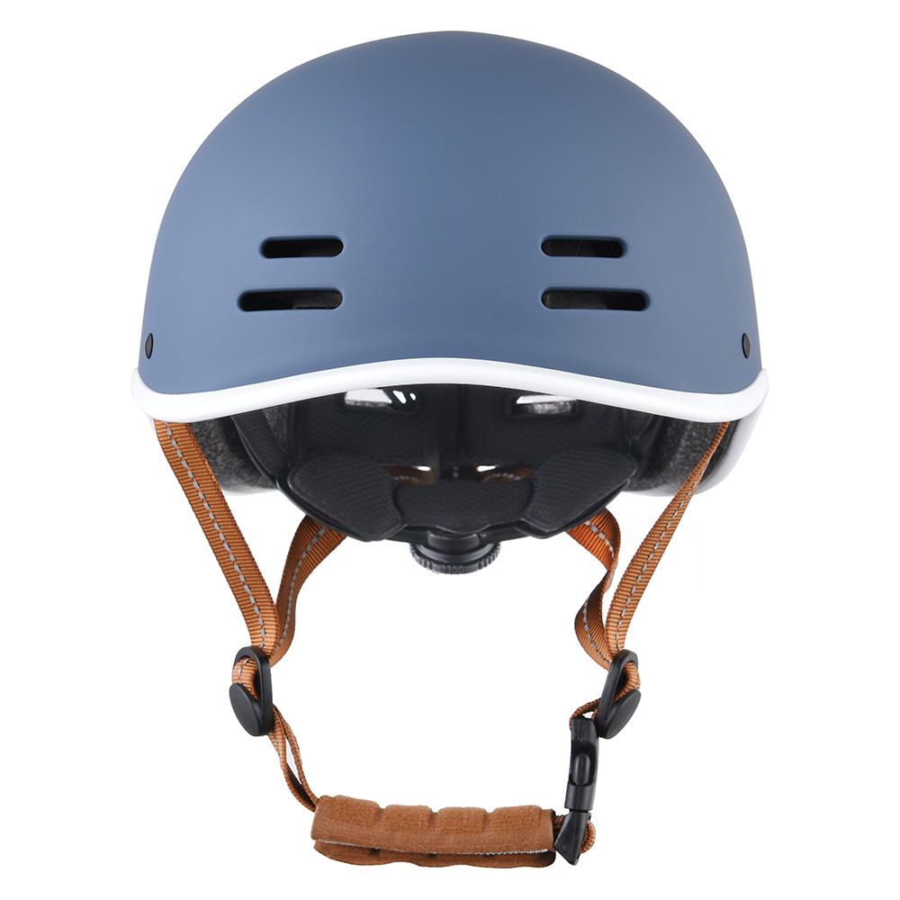 Casque de patinage pour adultes certifié CE, vente en gros, sécurité pour Skateboard, Scooter électrique, casque de planche à roulettes pour adultes bleu