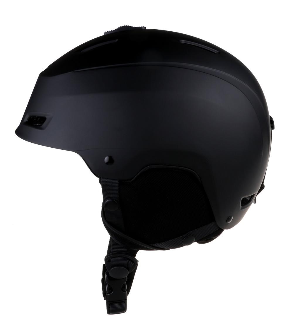 Casque de protection de casque de snowboard de ski personnalisé coloré pour adulte noir