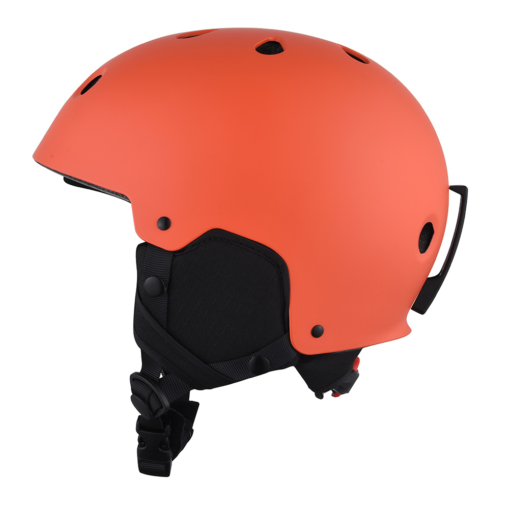 Casque de Ski de neige de coquille d'abs de Certification de la CE casque rouge de Ski