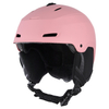 Casque de protection de casque de snowboard de ski personnalisé coloré pour adulte rose