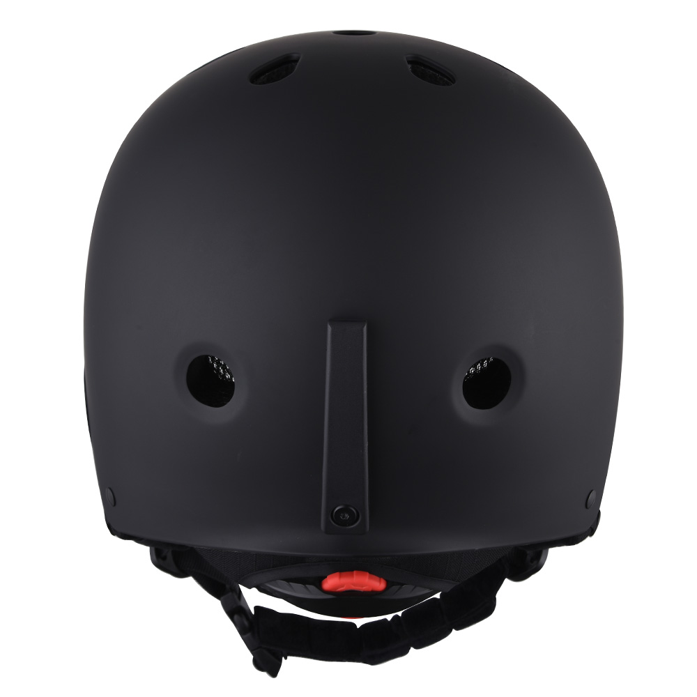 Casque de Ski de neige de coquille d'abs de Certification de la CE casque noir de Ski